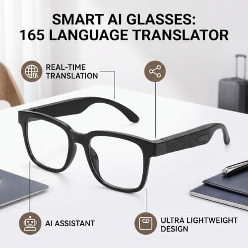 Plyisty AI Translation Glasses, 165 Language Real Time Interpreter — view 2