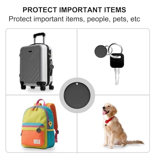 GPS Tracker Tag for Vehicles Work with Apple Find My (iOS only), Car Tracker No Monthly Fee or Subscription, Global Coverage Mini Air Tracker Device for Kid Dog Cat Luggage Bike — view 5