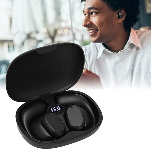 Language Translator Earbuds, Bluetooth 5.3 Real Time Language Translator Device with 144 Languages & Accents, Smart Voice Language Translation Headphones Earphone for Music Business Travel (Black) — view 5