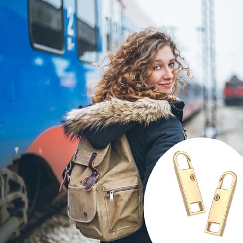 DIVINA VITAE 8PCS Zip Pull, 4 Colors Replacement Zipper Pull Repair Kit Universal Zipper Fixer Repair Accs for Luggage Clothing Suitcase Purses Zipper — view 5