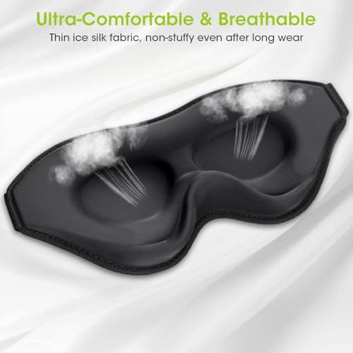 100% Blackout Sleep Mask for Women Men-Laitver Eye Mask for Side Sleeper — view 6