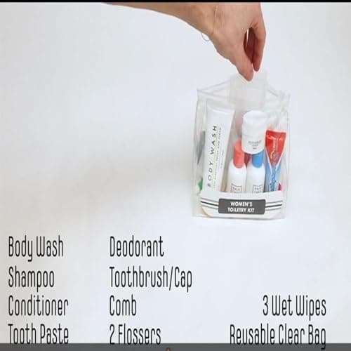 Trailmaker Adult Hygiene Kits, 13-Piece Homeless Care Package Supplies, Personal Care Essentials for Men and Women, TSA approved, Women's Kit, Travel Kit — view 4