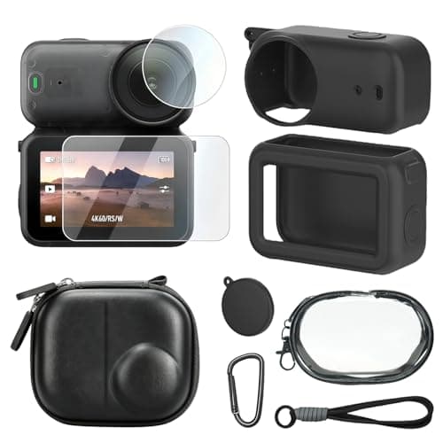 Silicone Case Screen Protector Mini Bag Shell compatible for DJI Osmo NANO
