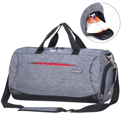 Gym Bag with Shoes Compartment and Wet Pocket, Duffle Bag for Sports Travel — view 5