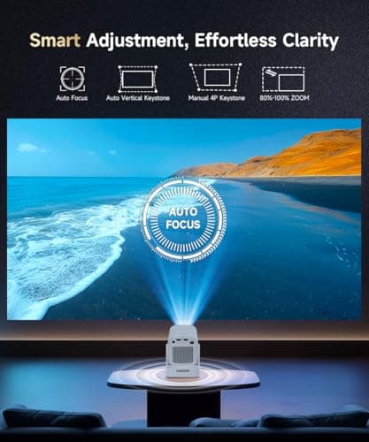 Magcubic Mini Projector 4K Support Native 1080P Portable Outdoor Projector — view 4