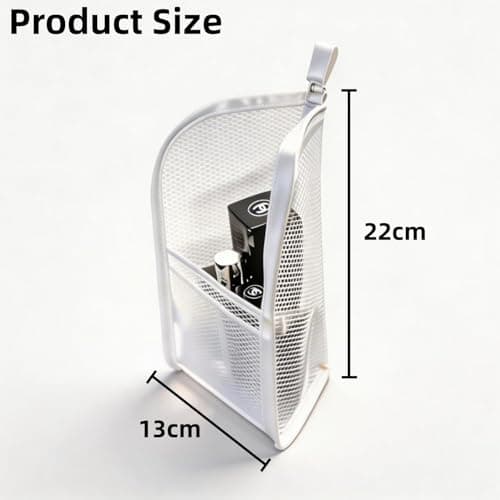 Standing Toiletry Bag,Stand-Up Makeup Brush,Portable Lightweight Travel Toothbrush Storage,Waterproof Pouch Stand Up Organizers with Toothbrush Holder,for Pen Hotel Vacation Holiday Road Trip (White) — view 6