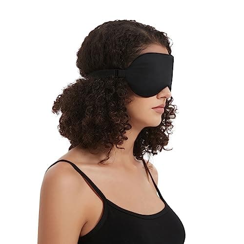 Alaska Bear Sleep Mask Silk Eye Cover with Shaped Pad, Machine Washable — view 5