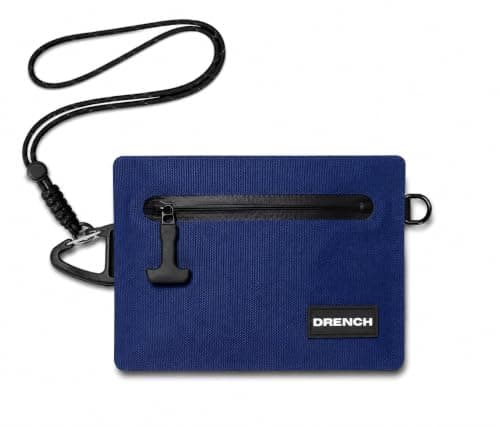 Drench Waterproof Wallet for Beach & Water Adventures, Blue