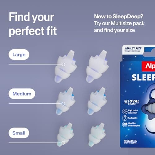 Alpine SleepDeep Ear Plugs|1 Pair (Size S) |Earplugs for Sleeps | 27dB SNR — view 5