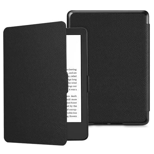 FINTIE Slimshell Case for 6" Kindle 2024/2022 11th Generation, Black