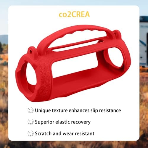 co2CREA Silicone Case for JBL Charge 5 WiFi and Bluetooth Speaker — view 4