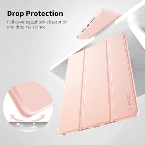 EasyAcc Case for Idea Tab 2025 11 inch + Pencil Holder, Rose Gold — view 4
