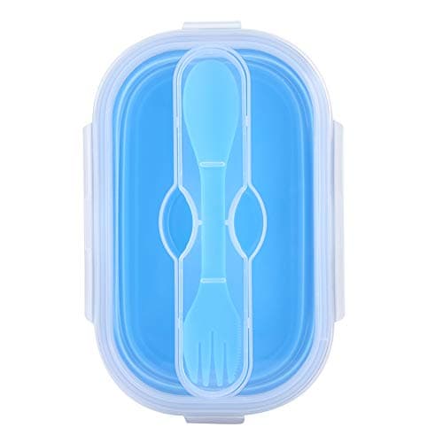 Rengue Silicone Folding Lunch Box 800ml, Food Container for Microwave and — view 5