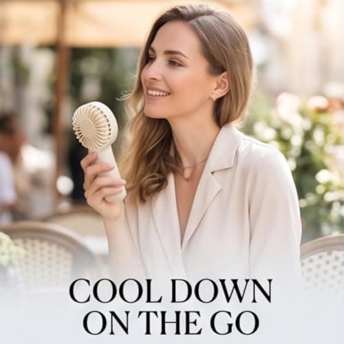 Ricomso Mini Handheld Fan, Battery Powered Portable Personal Fan — view 6