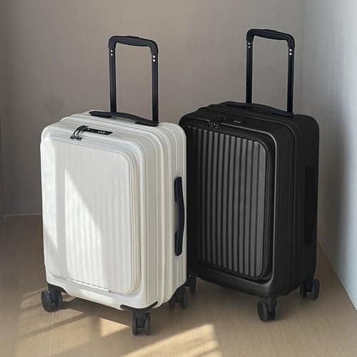 Simcat Carry On Suitcase 20 Inch Lightweight Cabin Luggage with TSA Lock — view 3