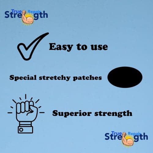 Inflatable Mattress Air Bed Repair Kit - PVC Or Suede Top Airbeds - Waterproof Liquid PVC Glue - Heavy Duty Patch Repair - Fix Hot Tubs Swimming pools And Spas - Vinyl And PVC Boats And Kayaks — view 4