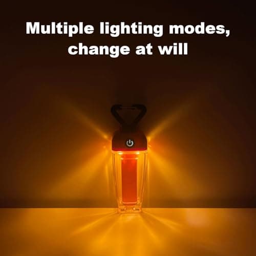 Travel Adventure Lantern - Carrot Shaped Torch, Compact Travel Torch, Rechargeable Field Light, Carrot Shaped Night Hiking Lantern | Slim LED Unit for Picnic Cycling Running Yard Tasks — view 4