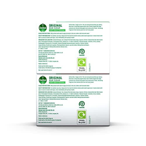 Dettol Original Antibacterial Soap Bar, For Everyday Use, 2 Pack — view 6