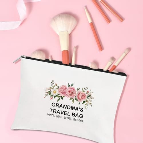 Grandma Mothers Day Presents Grandma Gifts for Grandma Birthday Gifts Great Grandmas Gift from Granddaughter Granny Gift from Grandchildren Grandmas Christmas Presents Cosmetic Bag for Women — view 4