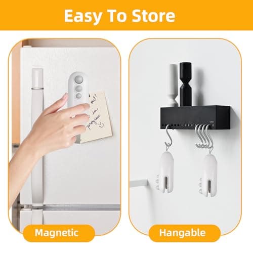 2pcs Mini Bag Sealer, 2 in 1 Portable Handheld Mini Heat Sealer, Handheld Bag Heat Vacuum Sealer, Rechargeable Magnetic Easy Seal Bag Sealer, Packet Sealer for Snacks and Food Preservation Storage — view 4