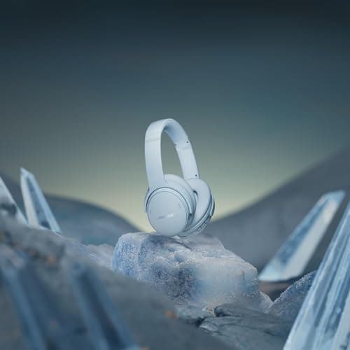 Bose QuietComfort Wireless Noise Cancelling Headphones, Bluetooth Over Ear Headphones with Up To 24 Hours of Battery Life, Ice Blue - Limited Edition — view 6