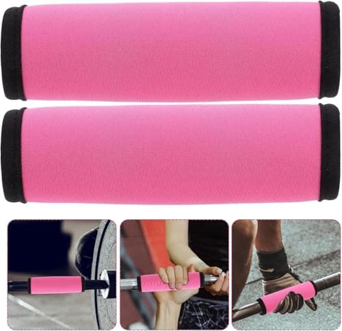 2 Pcs Deep Pink Luggage Handle Wraps, Diving Materials Bright Color Comfort Soft Handle Covers, for Luggage Suitcase, Travel Accessories — view 4
