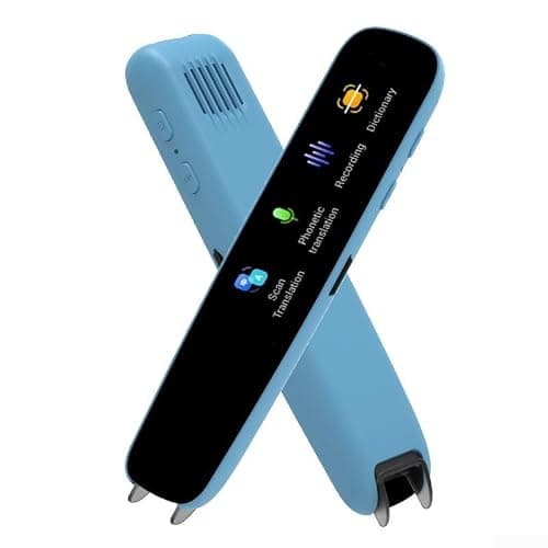 Honseadek Offline Translation Pen with Intelligent Scanning and Point Reading, 123 Languages Translator for Students and Teachers, Portable ABS Device(pink) — view 6