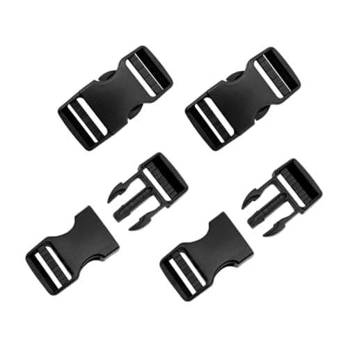 LICQIC Plastic Side Release Buckles, 4 Pcs 20 mm