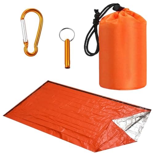 Emergency Thermal Sleeping Bag & Bivvy Sack – Compact Shelter for Outdoor Adventures & Survival Situations
