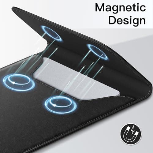 JETech Slim Laptop Sleeve for 13-Inch Devices, Black — view 4