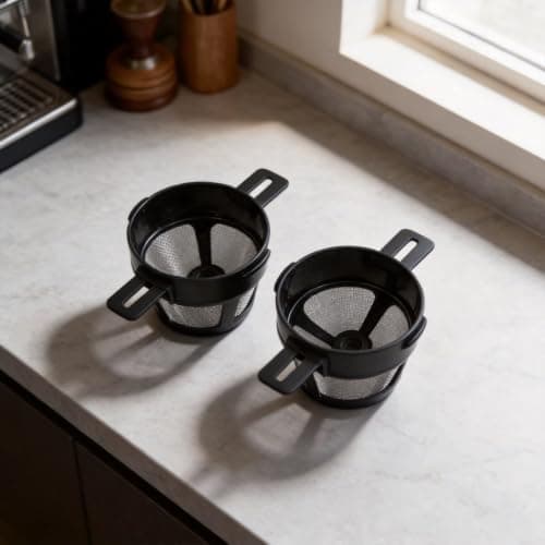 Kivivaka Portable Coffee Maker 2-Pack Foldable for Travel(Black-2PCS) — view 4