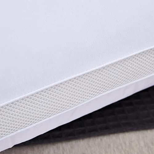 YORKSHIRE HOMEWARE Breathable 9Ft U Shaped Pillow With Air Mesh Sides |Full Body Nursing Maternity Pillows |Back, Neck, Hip, Belly Support Hypoallergenic Pillows With Zip Cover | Anti Allergic — view 6