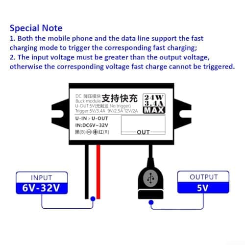 Metal DC Voltage Converter 24W 6V-32V Input for Car — view 5
