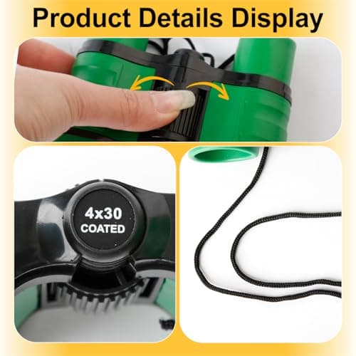 Lotsdonxia 4 * 30 Waterproof High Power HD Binoculars — view 3