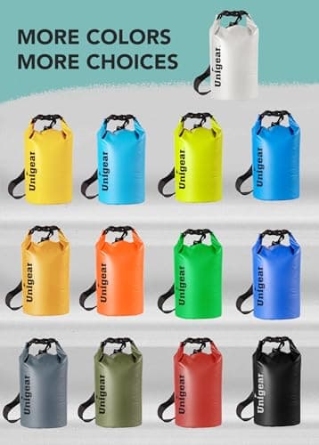 Unigear Waterproof Dry Bag 2L-55L with Phone Pouch for Swimming Kayaking — view 6