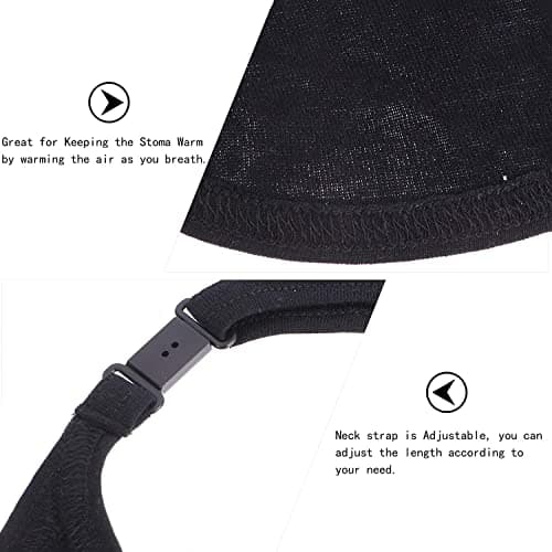 YNHUIOA 10 Pack Neck Stoma Cover - Stoma Dust- Proof Cover for Laryngectomy and Tracheostomy - Neck Tracheal Incision Protector for Home Travel — view 4