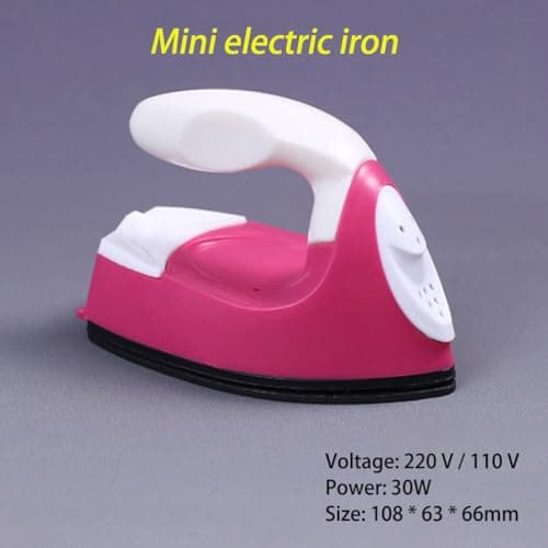 Portable Mini Electric Iron, High Temperature Constant Ceramic Heating Iron, Quick Ironing Tool for Craft Lovers (UK PLUG) — view 5