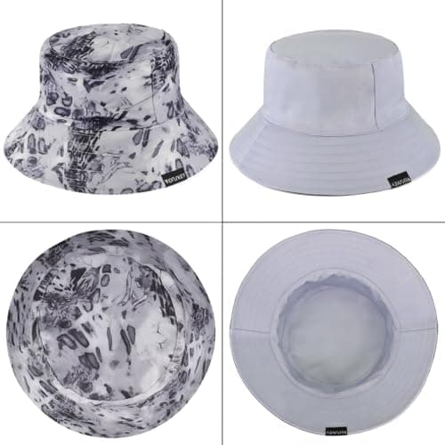 Reversible Camo Bucket Hat for Men & Women, Cotton Blend Packable Sun Hat — view 5