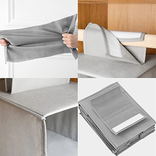 Eyoulife 10-Tier Hanging Shoe Organiser for Wardrobe, Space-Saving Storage — view 6