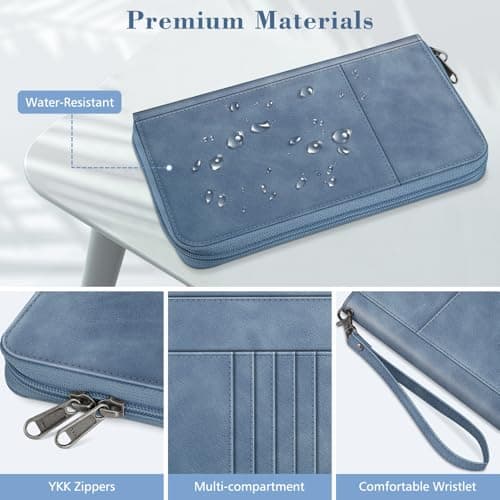 FINTIE Passport Holder Travel Wallet for Family — view 6