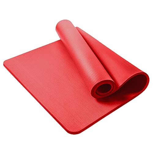 DSL Extra Thick 15mm Non-Slip Yoga Exercise Mat, 61x185cm (Red) — view 5