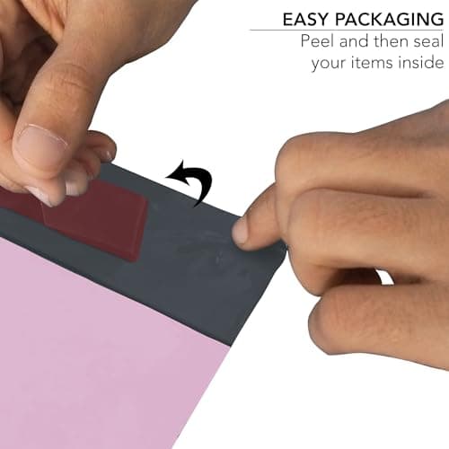 25 x Strong Large Baby Pink Mailing Postal Postage Bags 17 x 24 Packaging Mailers [Use in Parcel, Delivery, Shipping, Mail, Package] [432mm x 610mm] Pink — view 2
