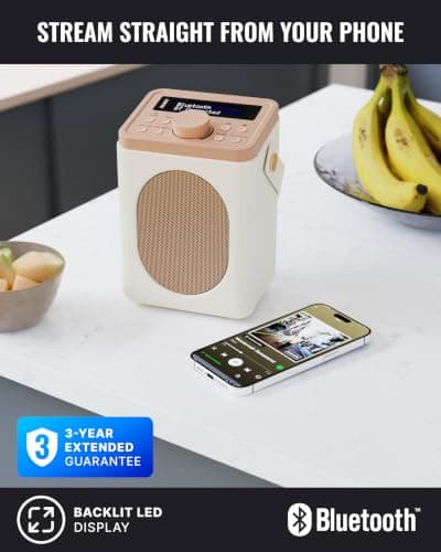 MAJORITY Little Shelford Portable DAB+ Radio with Bluetooth — view 3