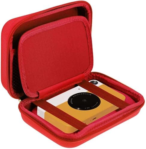 Navitech Red Travel Hard Case Compatible With INSTAX Limited Edition LINK 2 portable printer