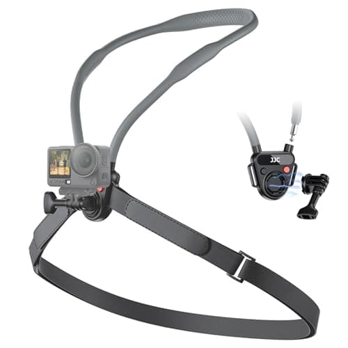 JJC Osmo Action 6 5 Pro 4 3 Magnetic Neck Mount with Chest Strap for Go Pro