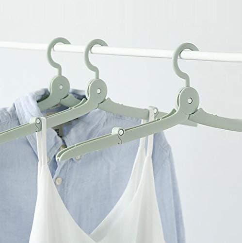 4Pcs Folding Coat Hanger Plastic,Portable Travel Clothes Hanger,Outdoor Windproof Skirt Hangers — view 3