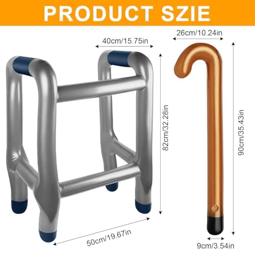 Inflatable Zimmer Frame and Inflatable Walking Stick — view 2