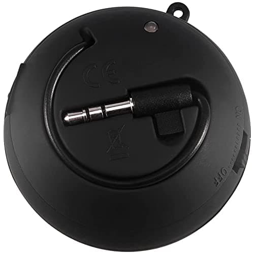 Quystetes Mini Portable Travel Loud Speaker with 3.5mm Audio Cable Low Voltage Built-in Battery Retractable Speaker for — view 4