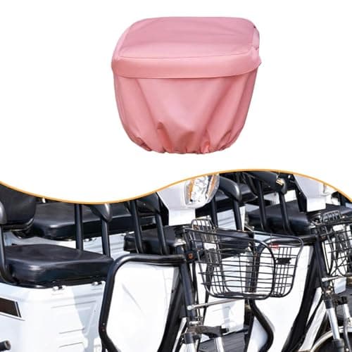KiBcsLic Cover for Basket, Luggage Rack Cover, Universal Elastic, Accessories for Weekend Trips And Grocery Shopping, Pink — view 2
