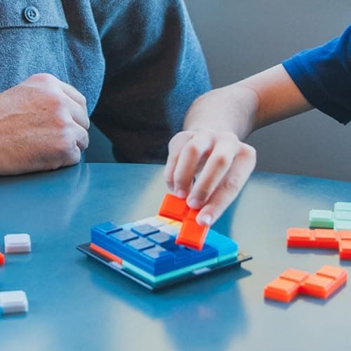 Learning Resources Upzzle Strategic Stacking Puzzle Game, Ages 7+, Brain Teaser for Kids, Logic & Problem Solving Travel Game for 2 Players — view 5